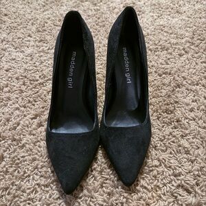 Madden Girl Classic Black Heels